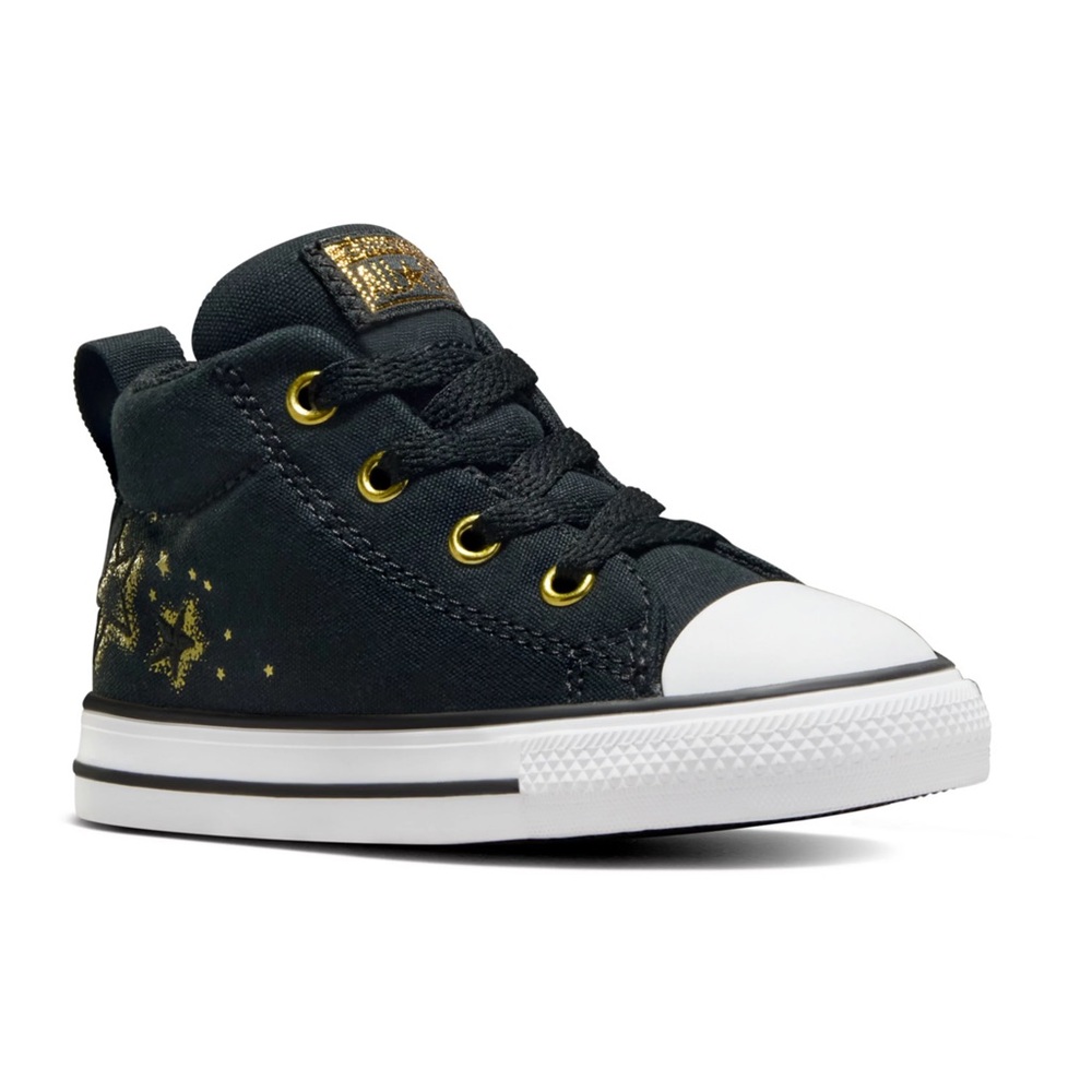 Converse Chuck Taylor All Star Toddler Gold Star Canvas Street Sneakers NWT 7T